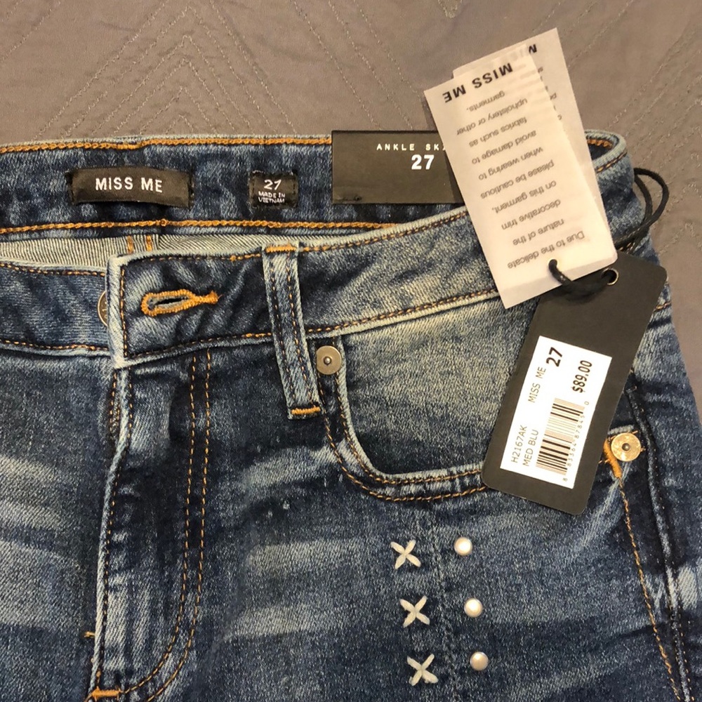 Miss me ankle skinny jeans new with tags